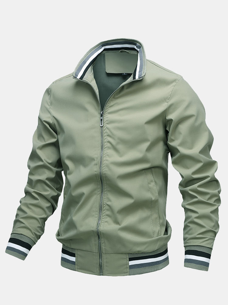 Zip Through Harrington Jacket