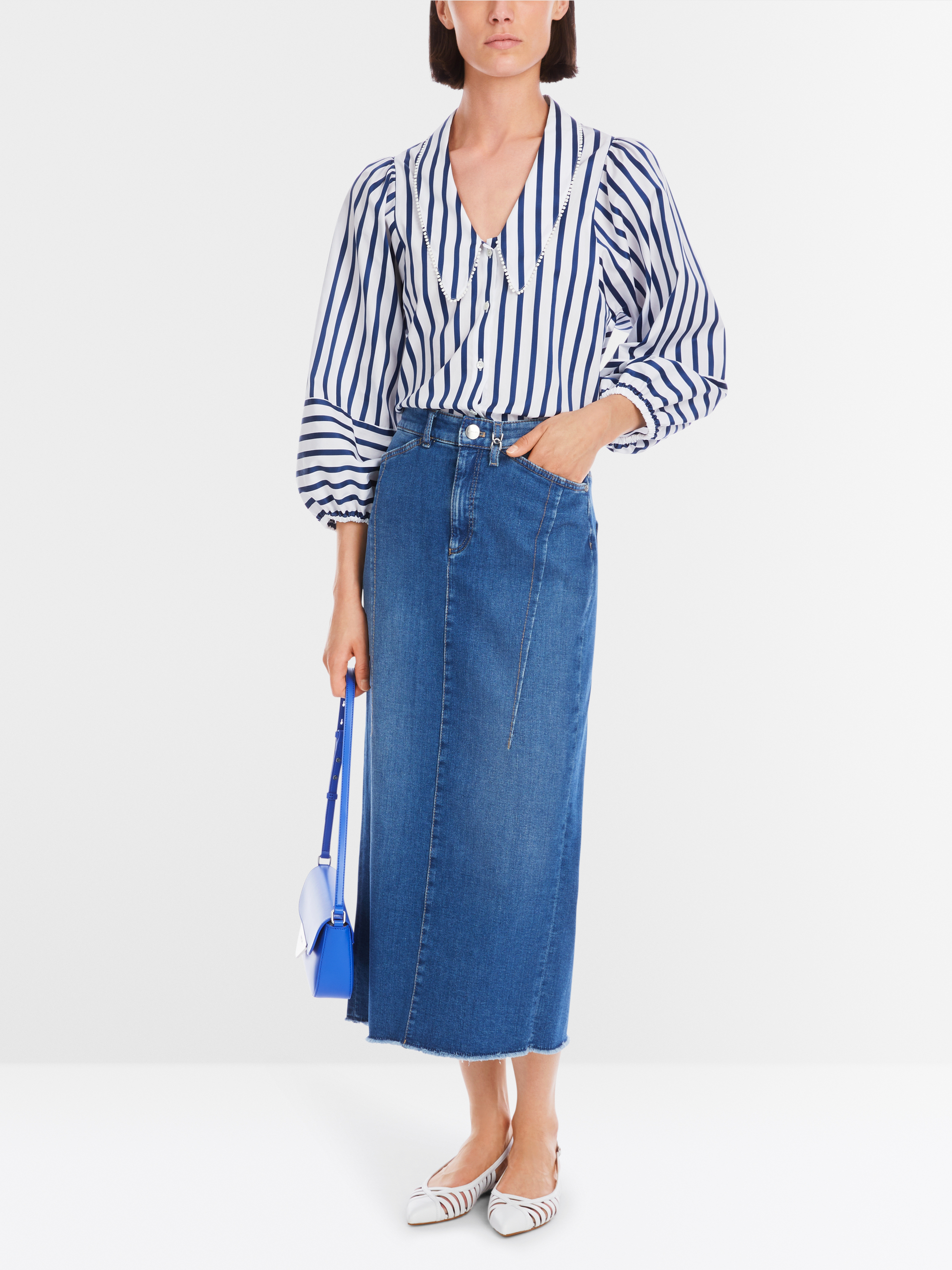 Marc-Cain Blouse with tasselled trim