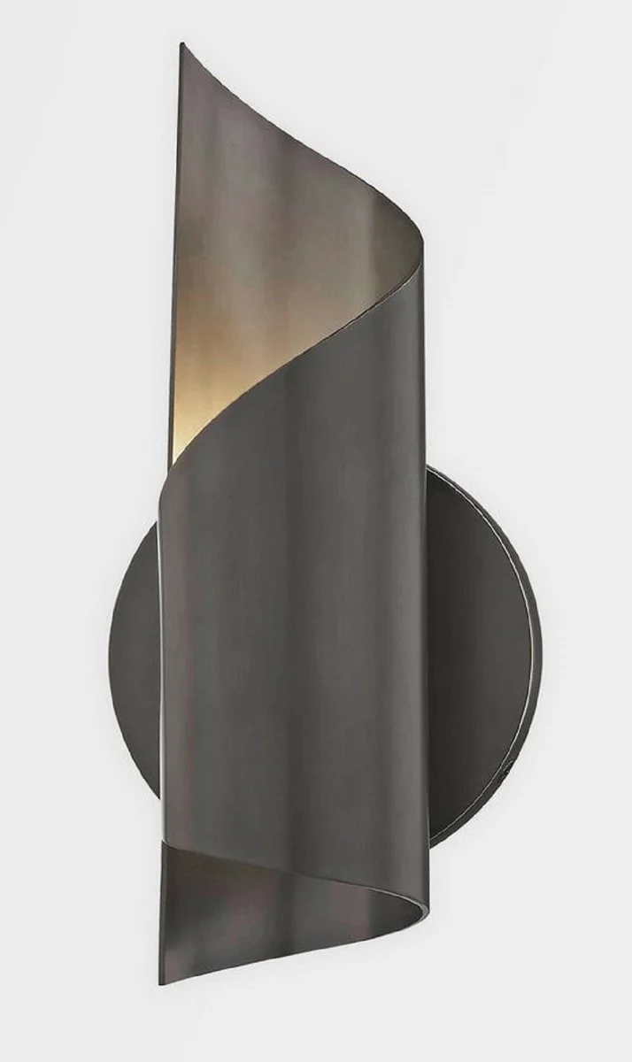 Casa Padrino l¨¢mpara de pared LED de lujo bronce antiguo 12,04 x 9,53 x A. 24,77 cm - L¨¢mpara de pared de sal¨®n - L¨¢mpara de pared de hotel - L¨¢mpara de pared de restaurante - Luces de lujo