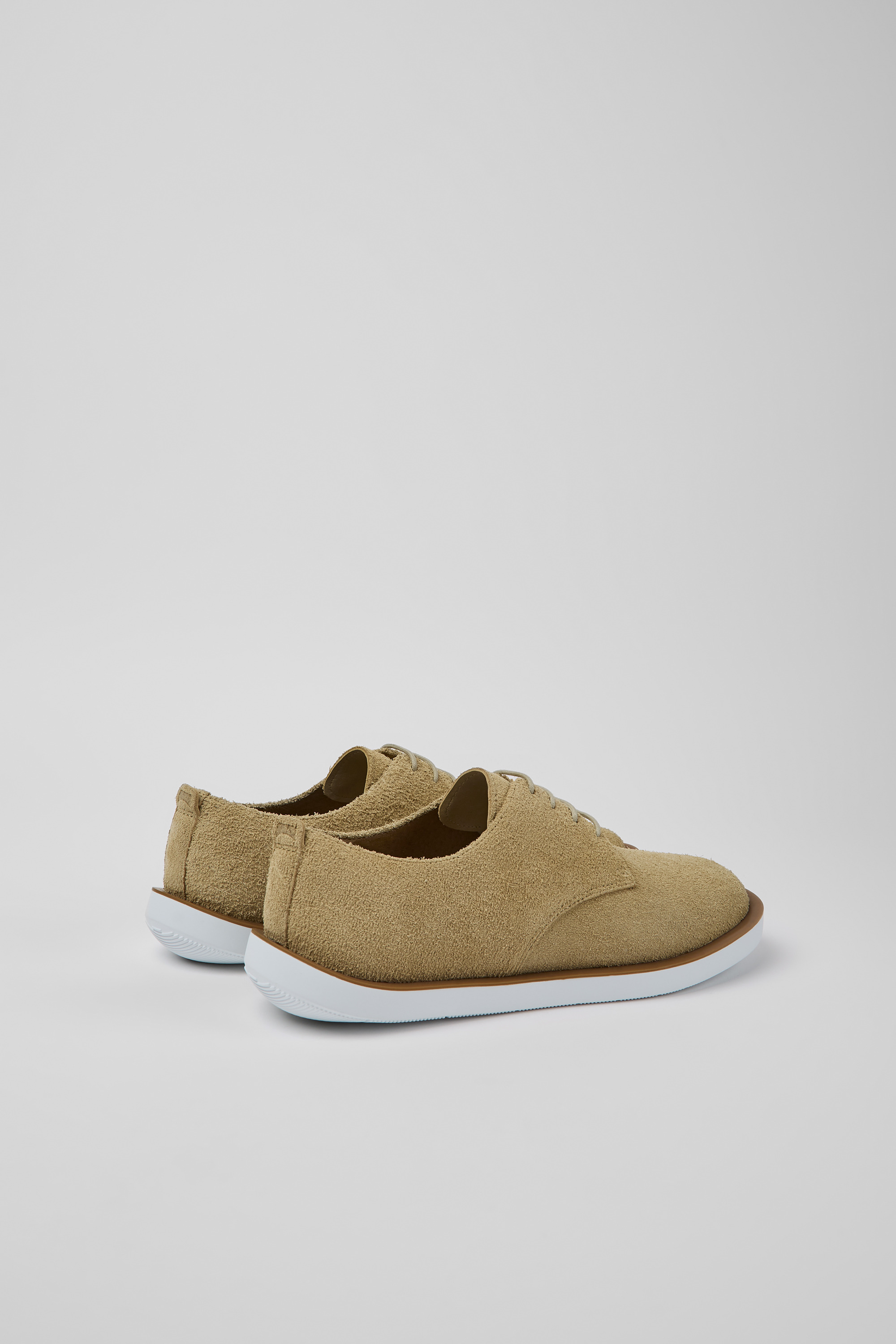 Wagon - Beige nubuck shoes for men