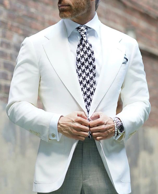 Elegant Solid Color Notch Lapel Pocket Slim Fit Blazer