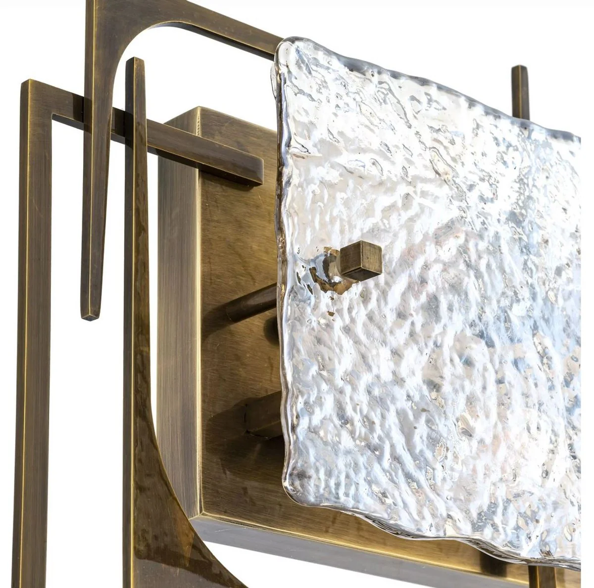 Casa Padrino lámpara de pared de diseño latón antiguo 39 x 9 x A. 35 cm - Lámpara de pared de salón - Lámpara de pared de hotel - Colección de Lujo