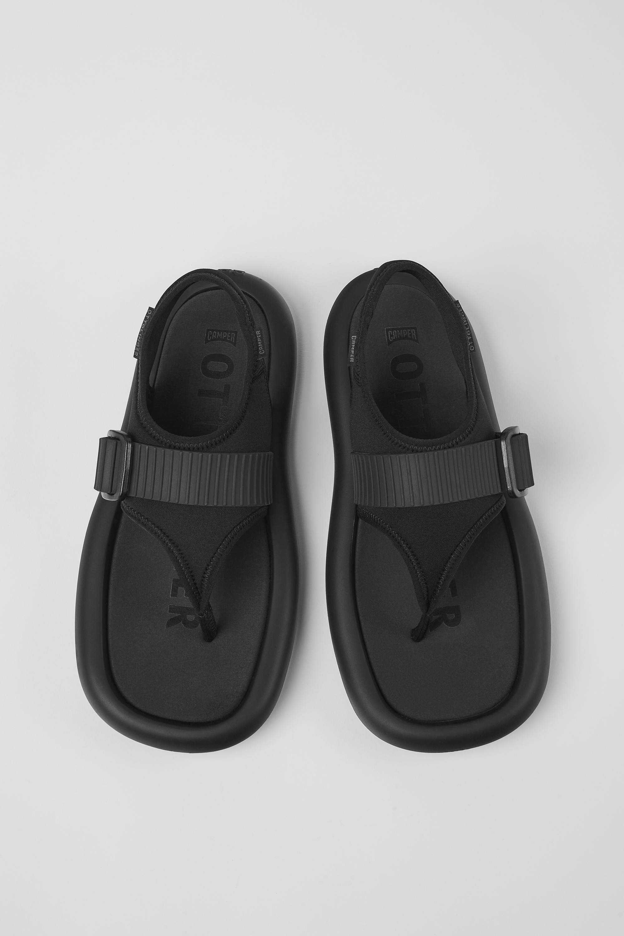 Ottolinger - Black sandals for men by Camper x Ottolinger