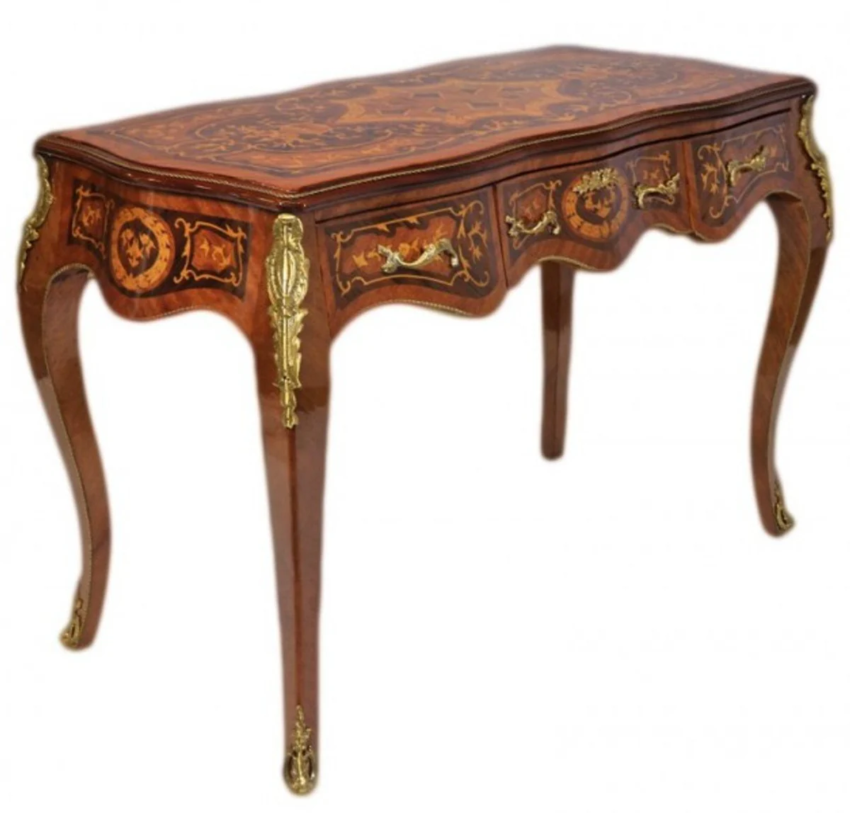 Casa Padrino luxury baroque desk mahogany secretary 120cm - Antique style