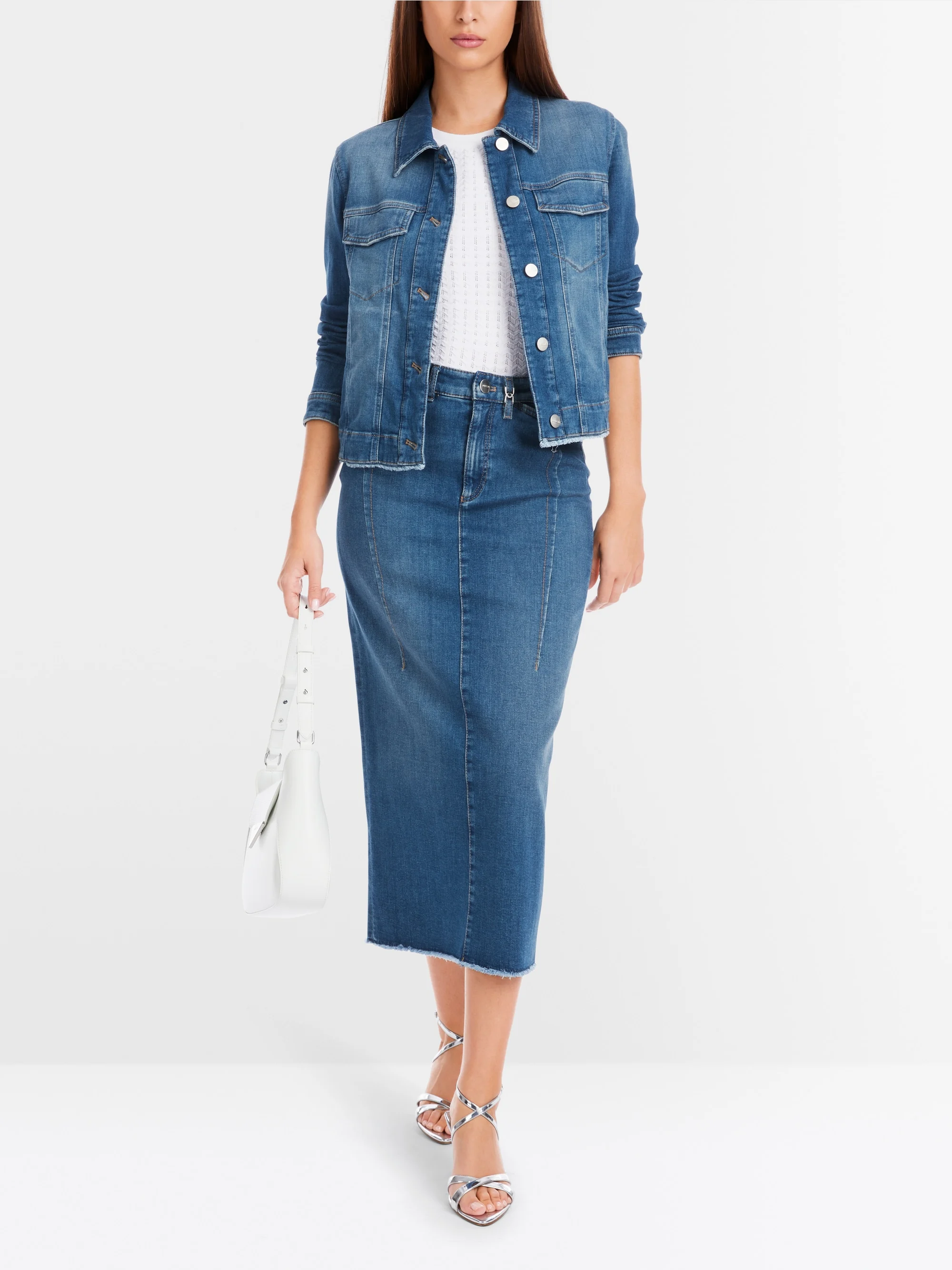Marc-Cain Rethink together jeans jacket in denim