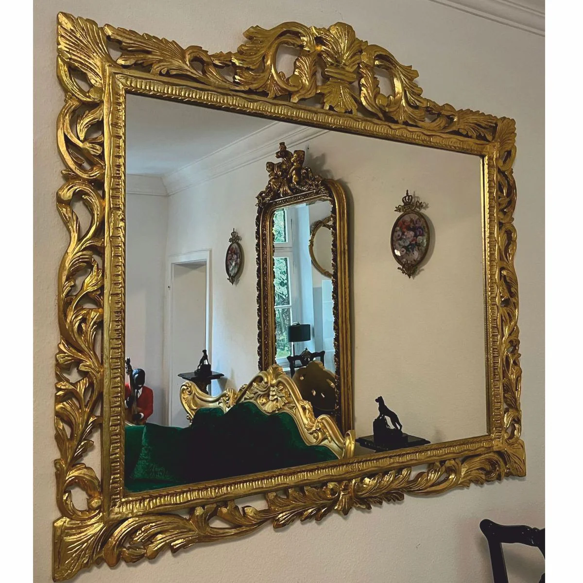 Casa Padrino espejo barroco oro 153 x A. 140 cm - Interior de estilo barroco