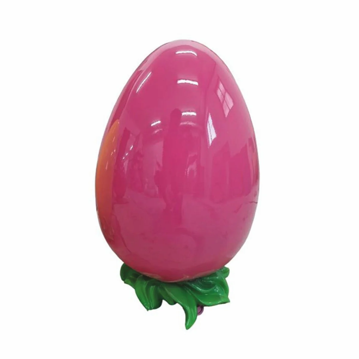 Casa Padrino huevo de Pascua decorativo rosa / verde A. 52 - Decoraci¨®n de Pascua