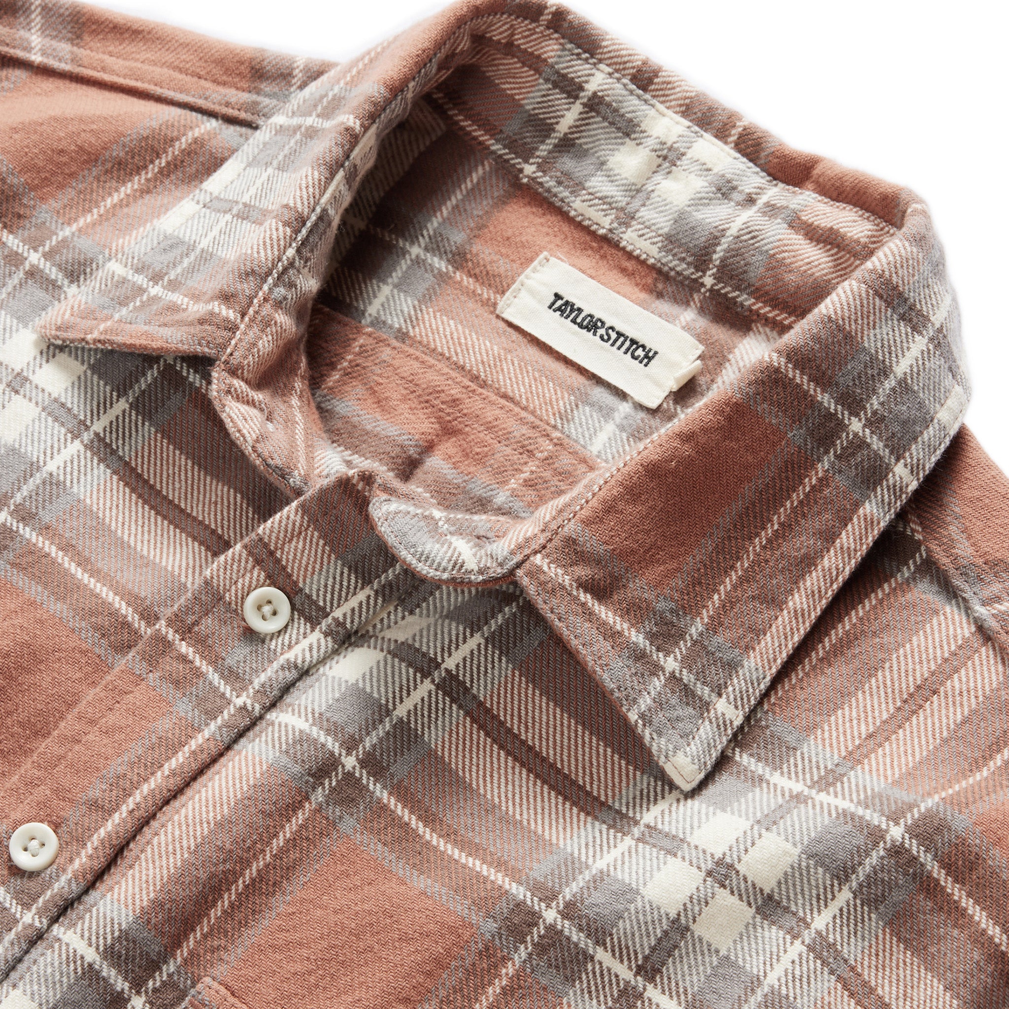 The Ledge Shirt in Sun Baked Brick Plaid
