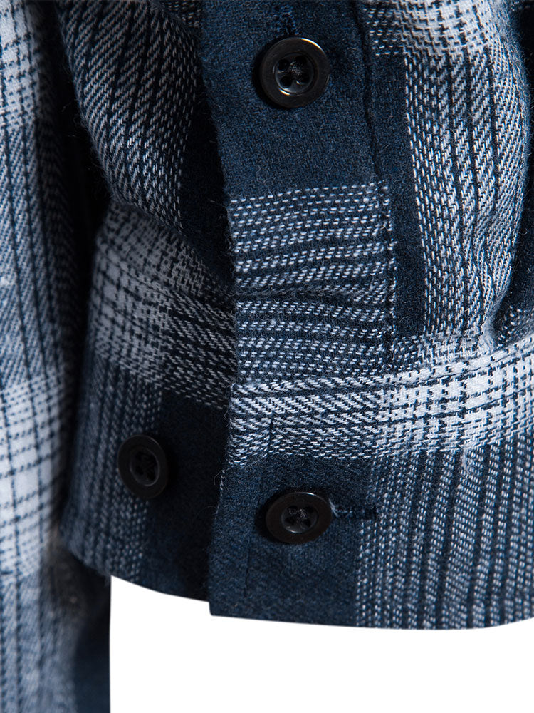 Long Sleeve Plaid Button Up Shirt