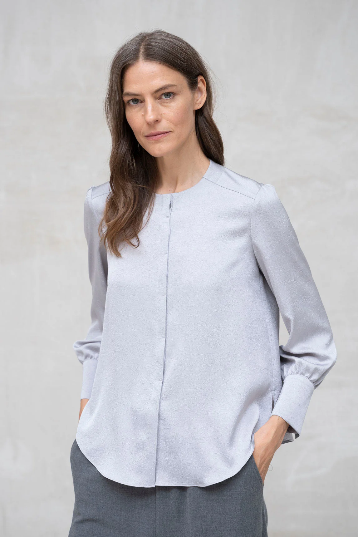 Rivera-spain Blusa Fermo gris perla