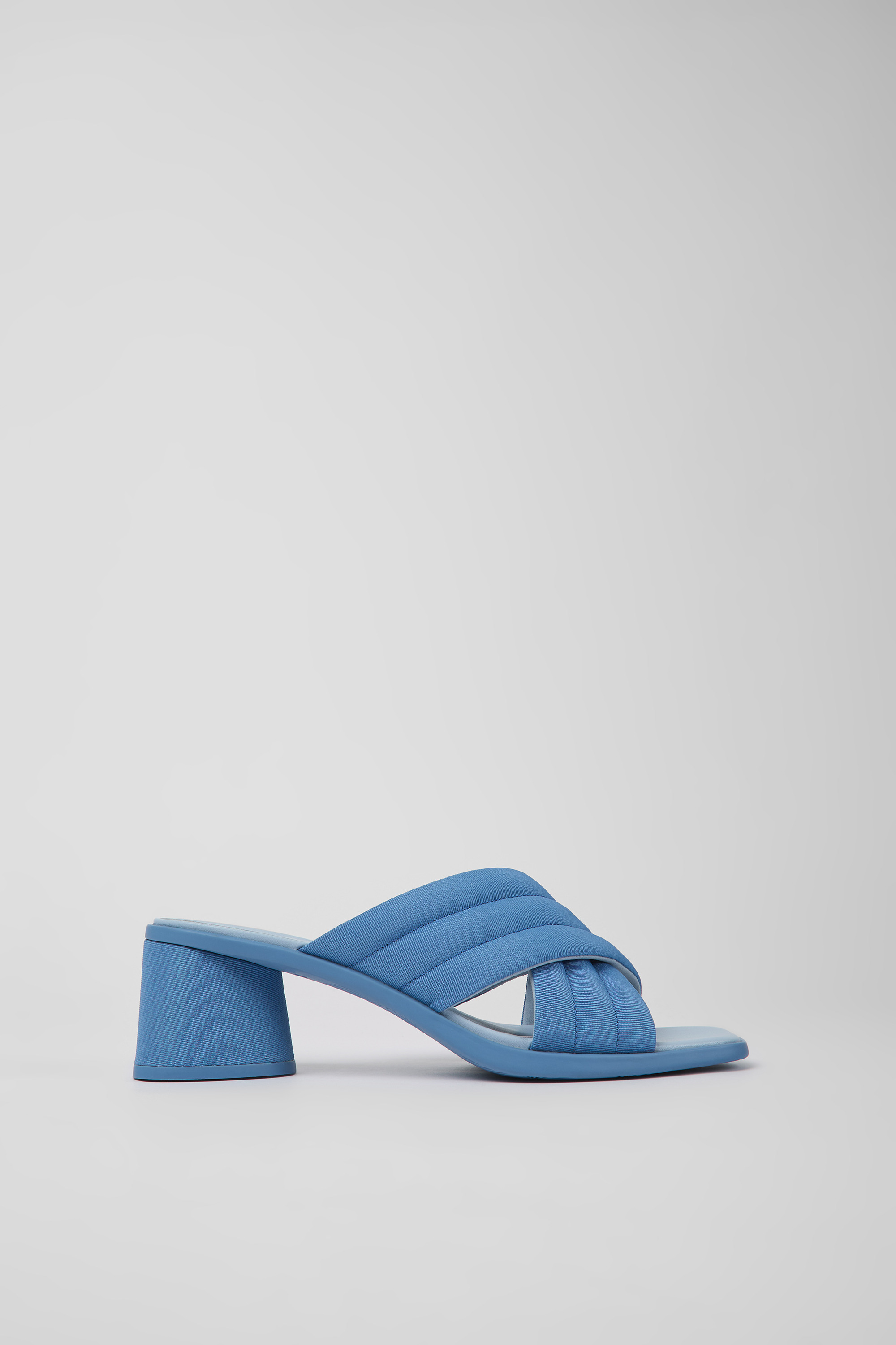 Kiara - Blue textile sandals for women