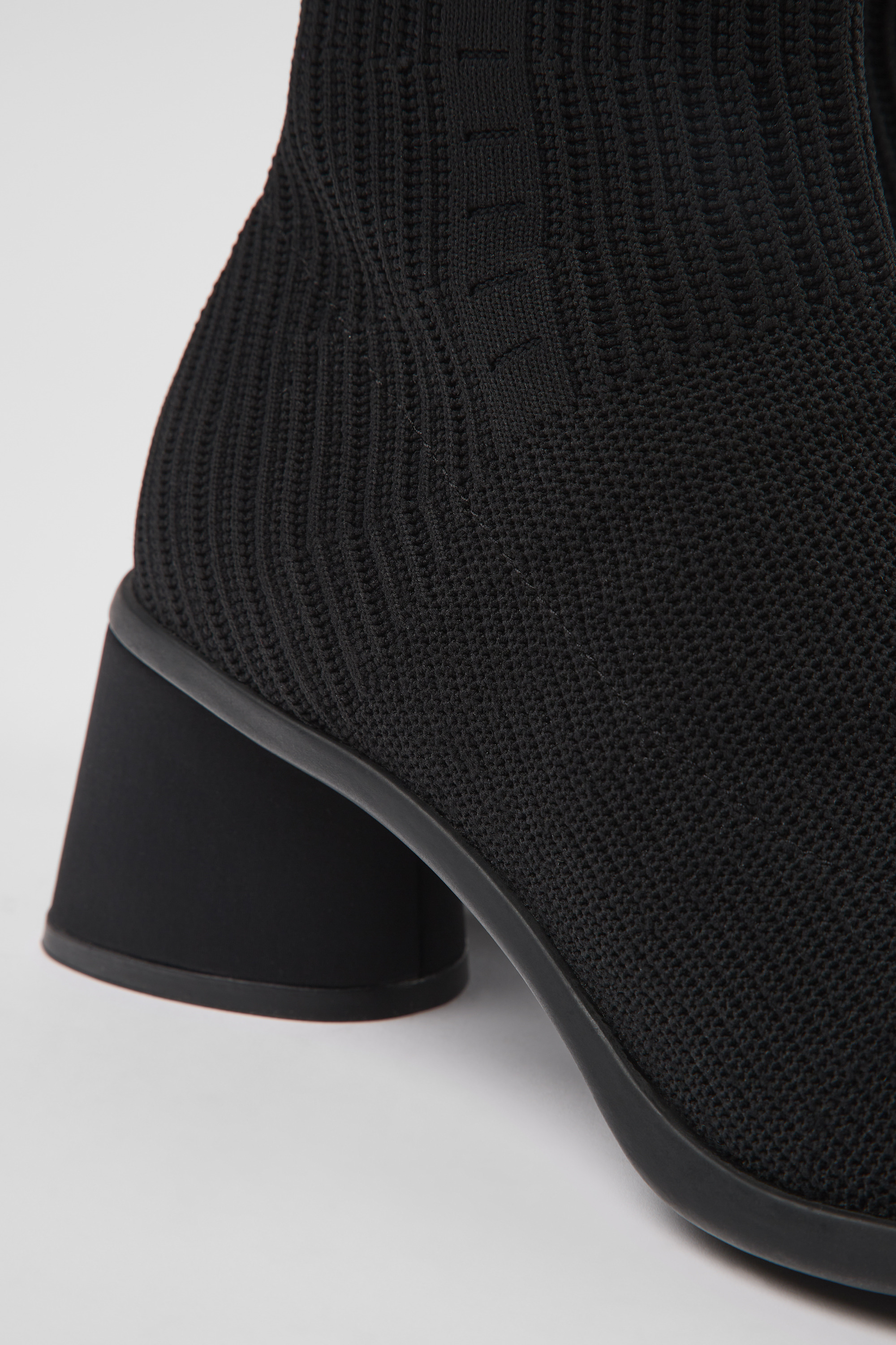 Kiara - Black textile boots for women