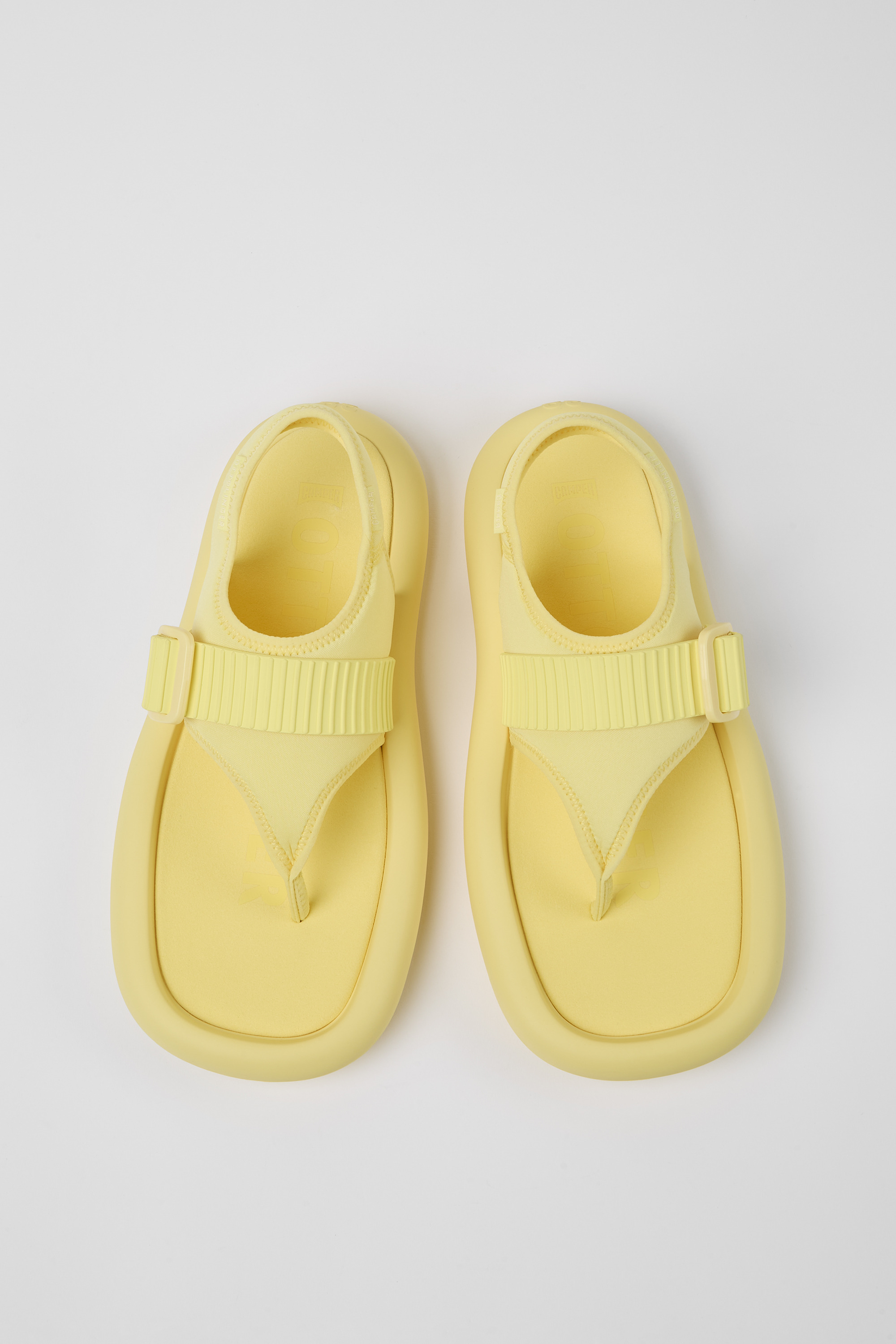 Ottolinger - Yellow sandals for women by Camper x Ottolinger