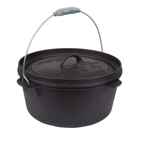 Cazuela de hierro fundido OZtrail HORNO HOLANDÉS 4,2L con tapa
