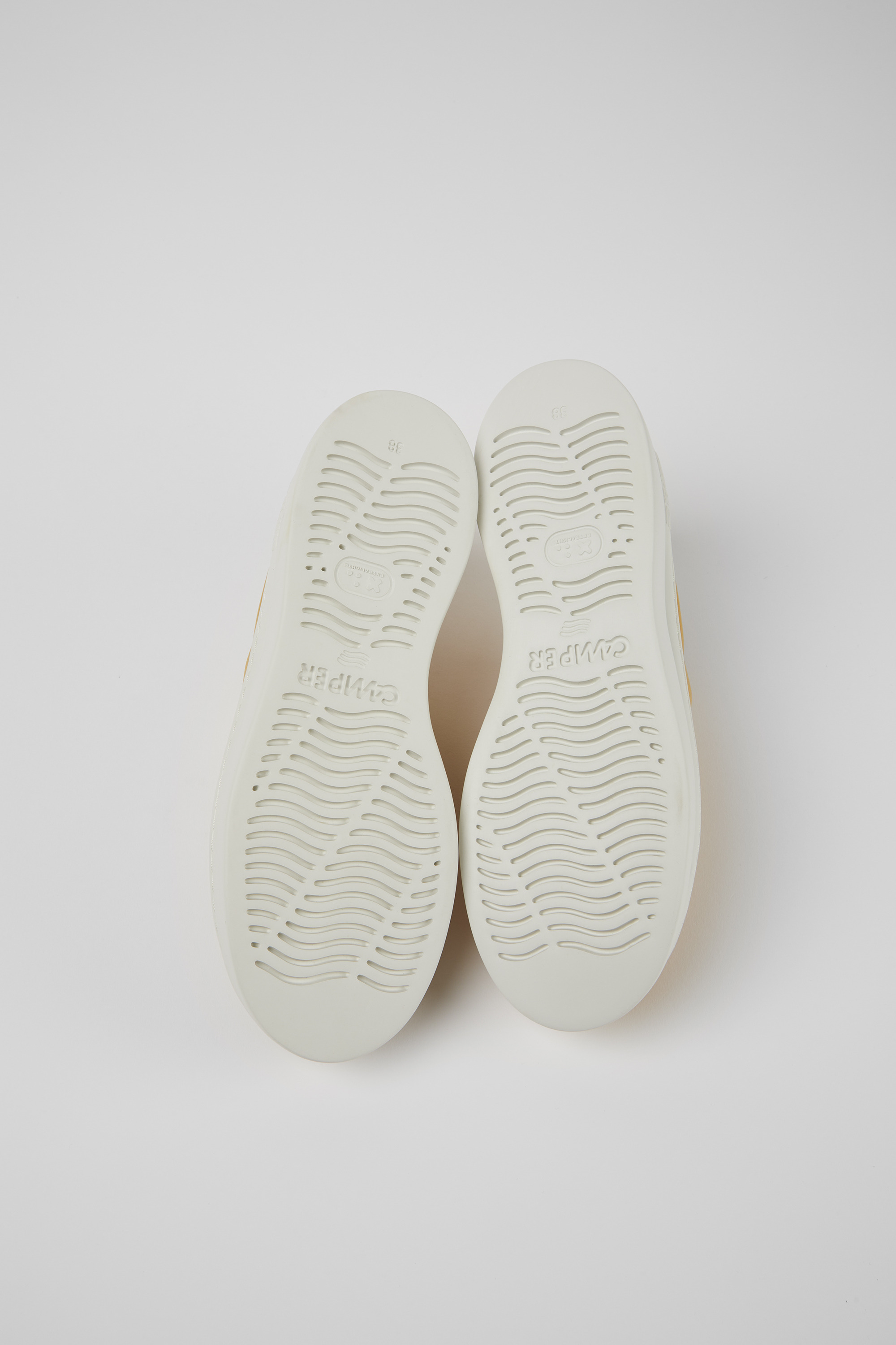 Runner Up - Yellow leather sneakers for women