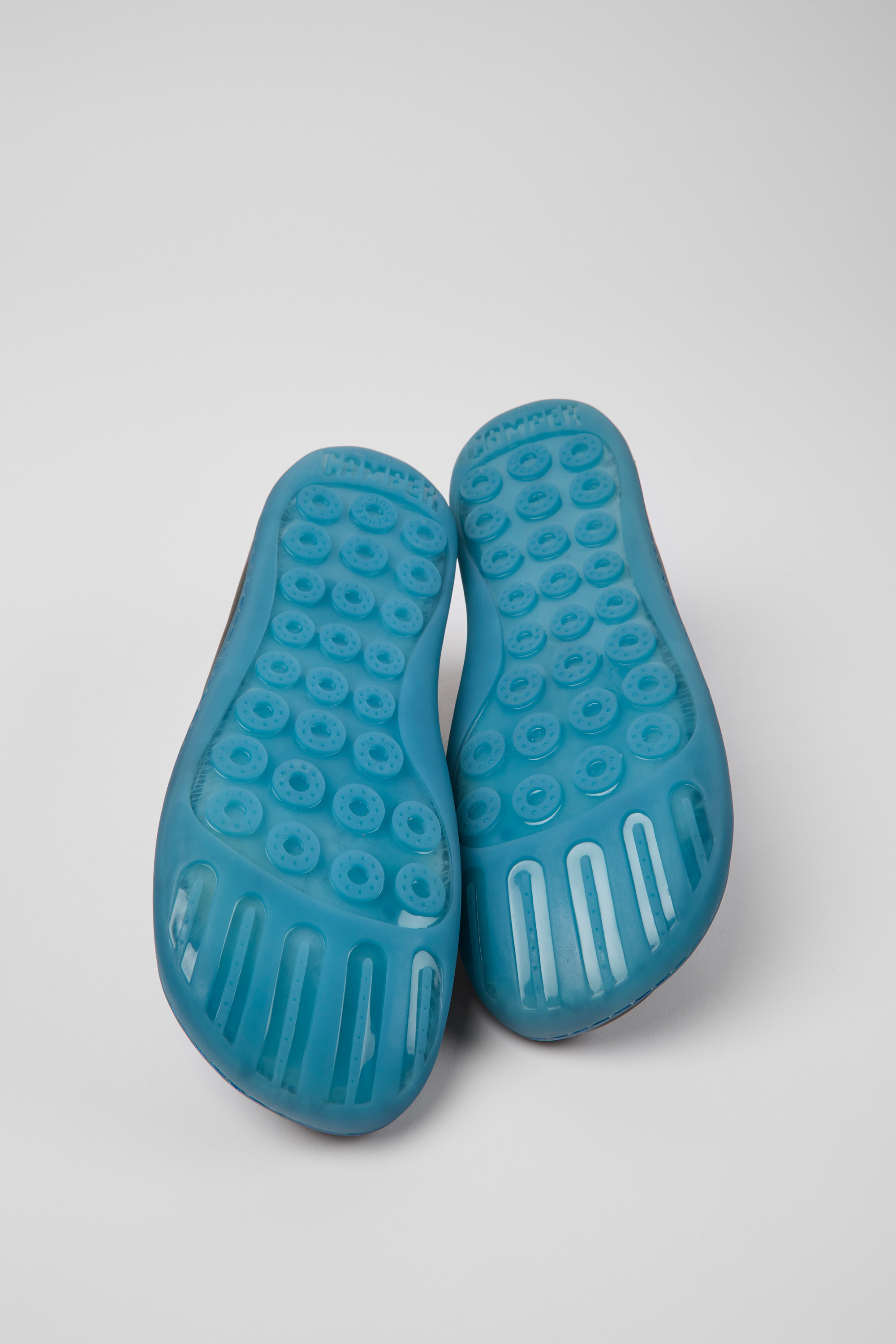 Peu - Dark gray and blue leather shoes for women