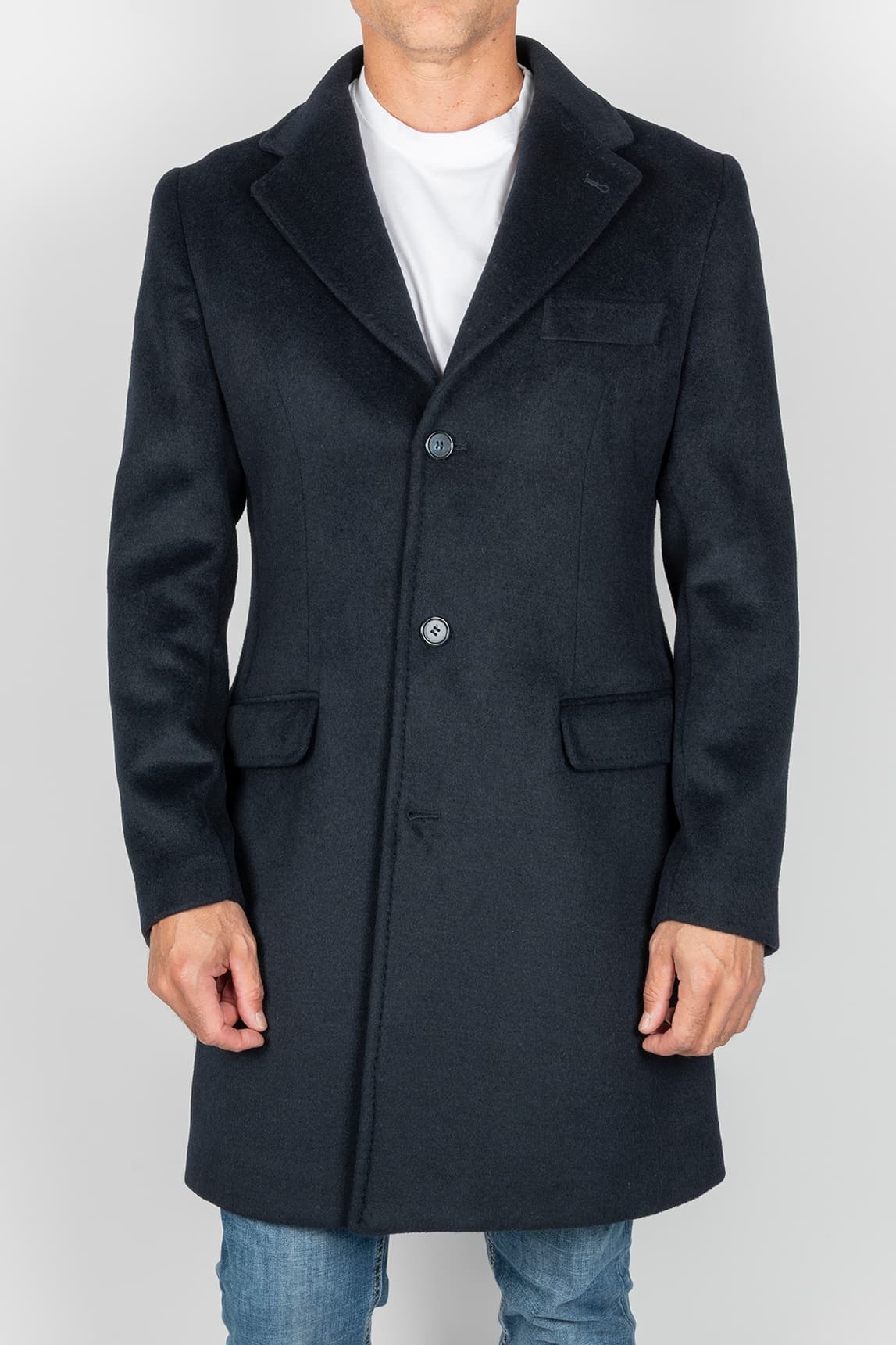 Rivera-spain Abrigo azul marino liso