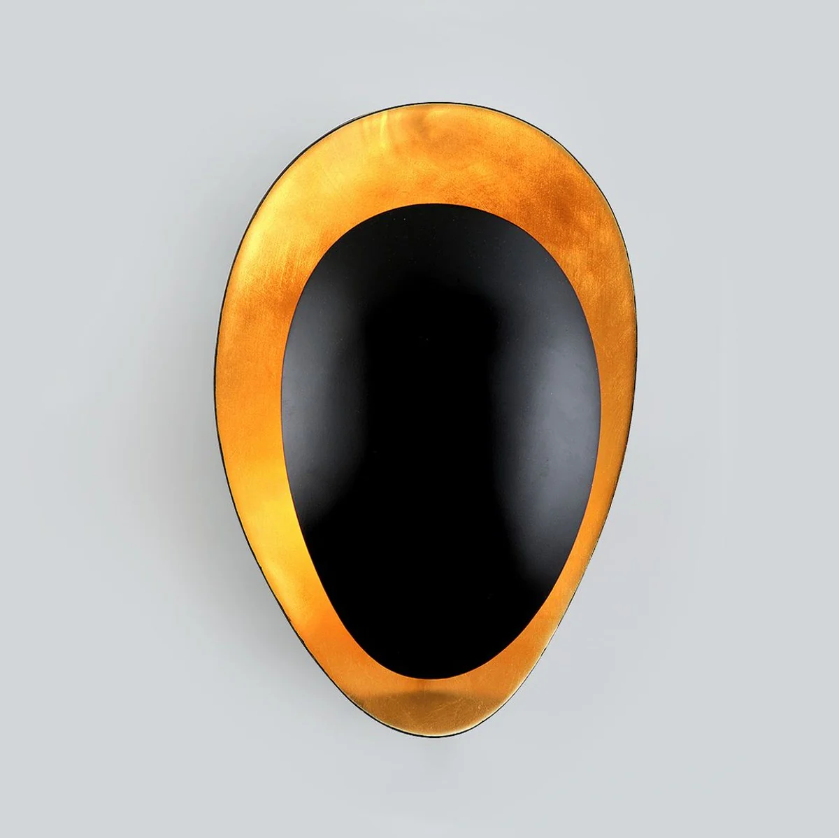 Casa Padrino l¨¢mpara de pared de metal de lujo oro / negro A. 31,75 cm