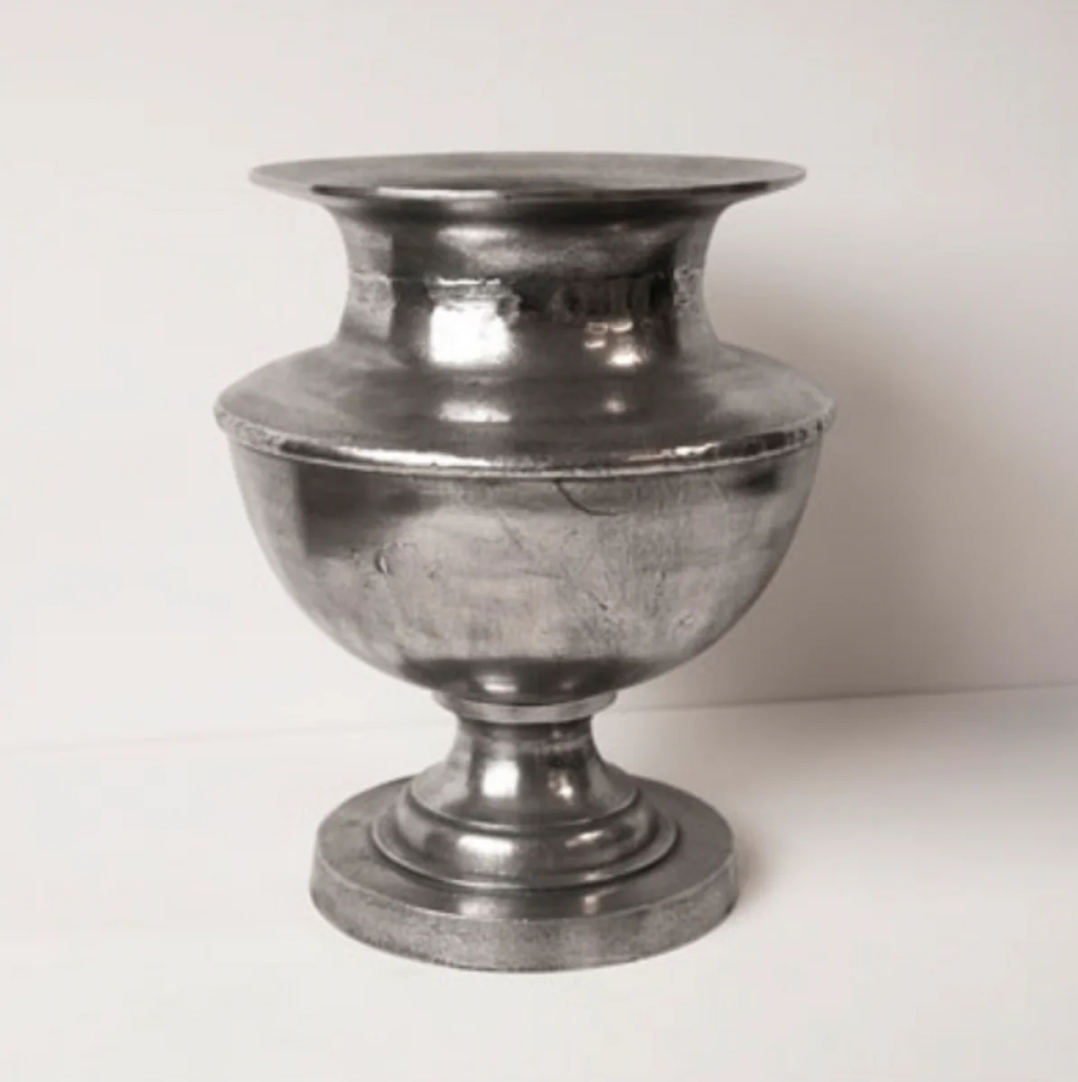 Casa Padrino Designer Vase Nickel - Luxury Quality