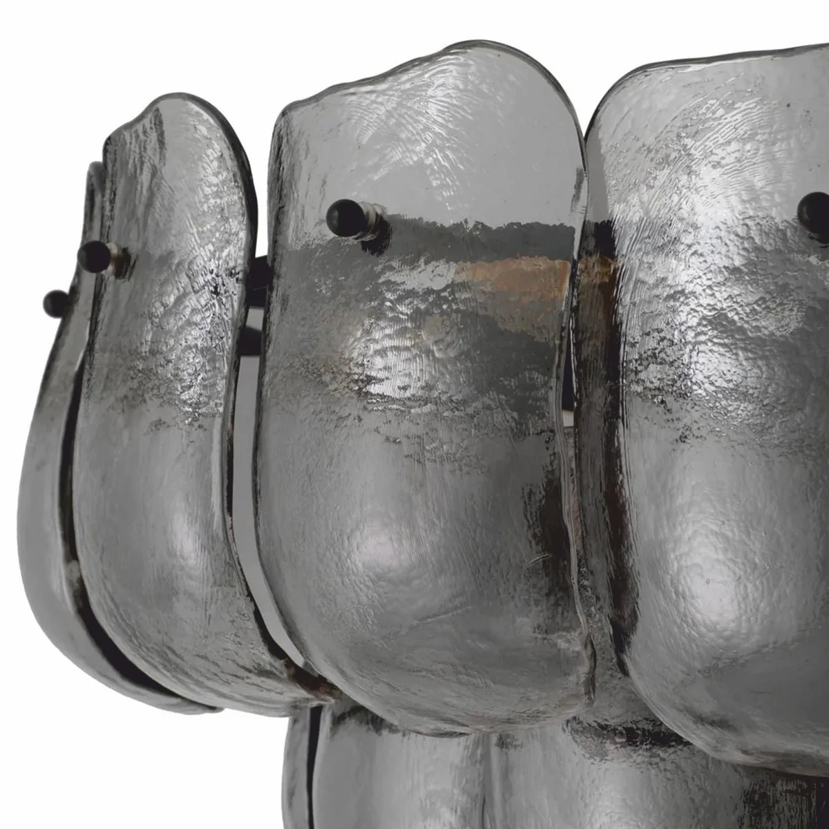 Casa Padrino l¨¢mpara de ara?a de sal¨®n y hotel de lujo gris / bronce ? 75 cm - Muebles de lujo