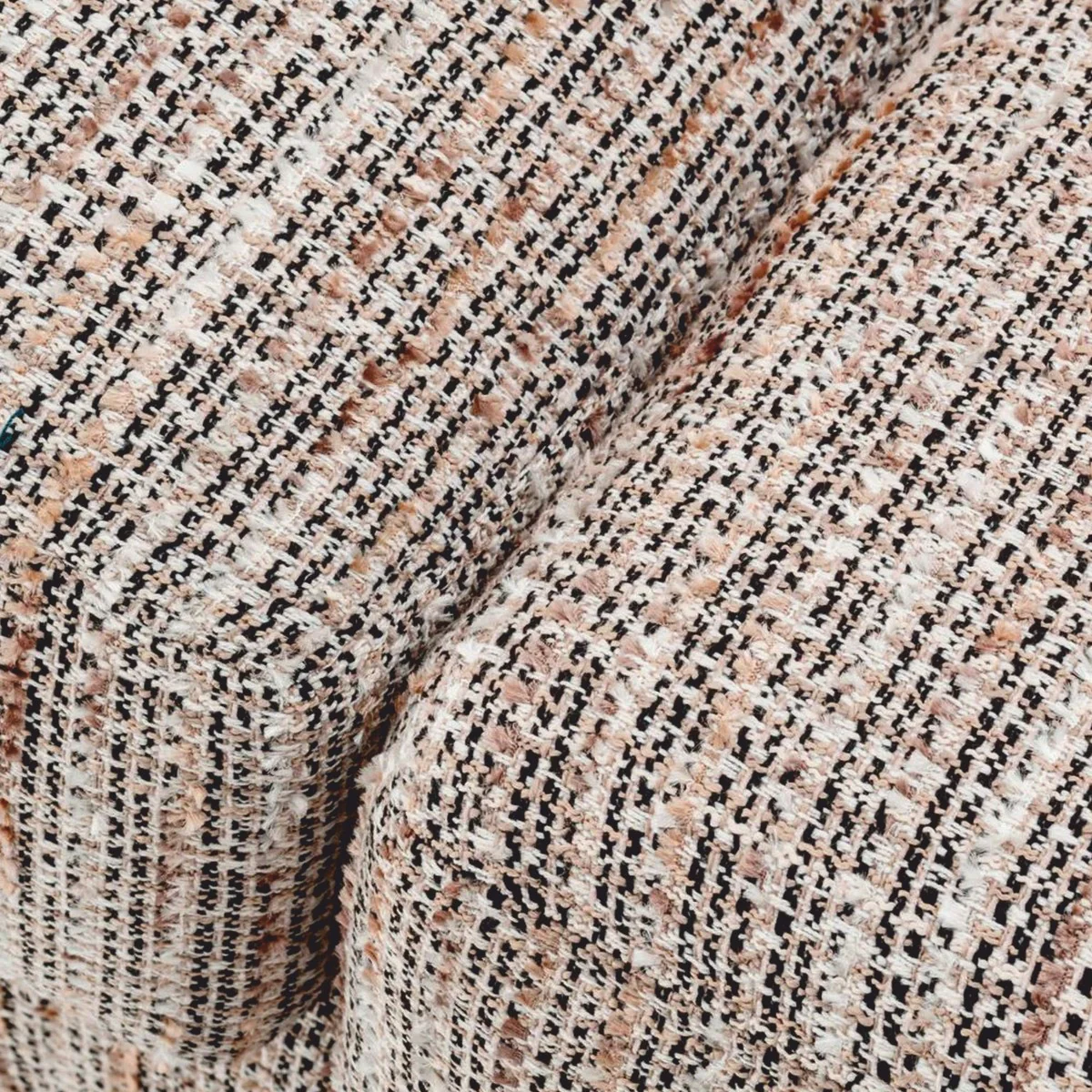 Casa Padrino sof¨¢ de lujo de sal¨®n beige / negro Al. 255 cm - Muebles de sal¨®n y hotel