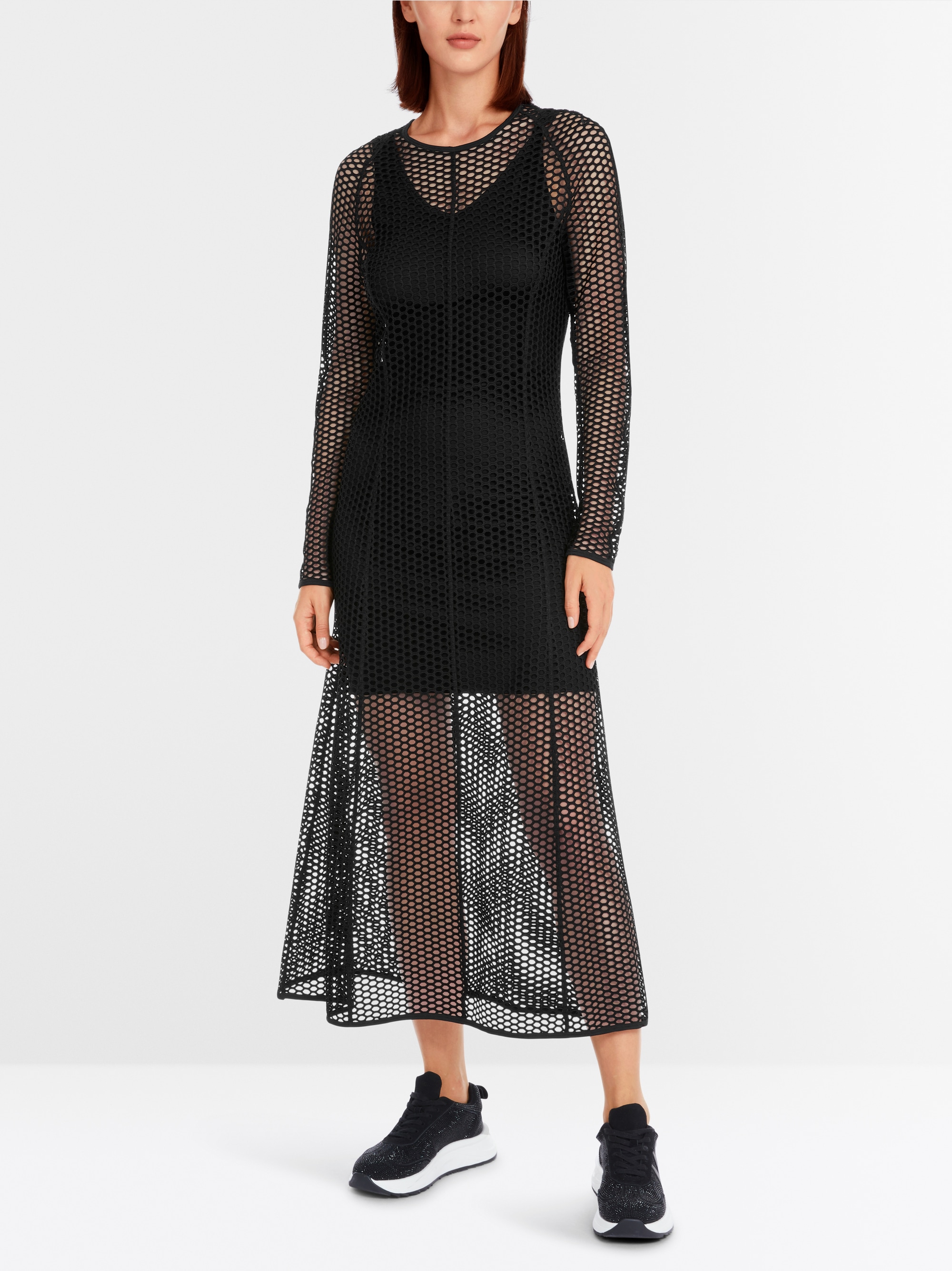 Marc-Cain Long dress in mesh