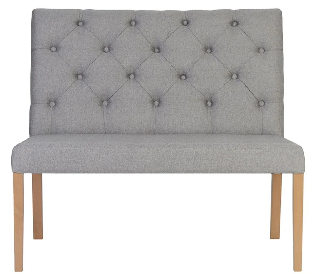 Casa Padrino Banco Chesterfield de Lujo con Respaldo 107 x 66 x H. 96 cm - Varios Colores - Muebles Chesterfield