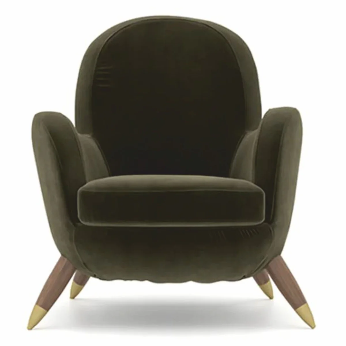 Casa Padrino sill¨®n de lujo verde / marr¨®n / lat¨®n - Muebles de sal¨®n y hotel