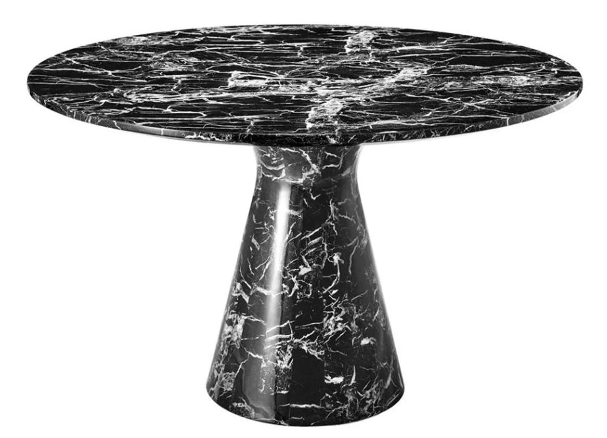 Casa Padrino comedor de dise?o mesa de negro 119,5 x H 75 cm - Edici¨®n de lujo