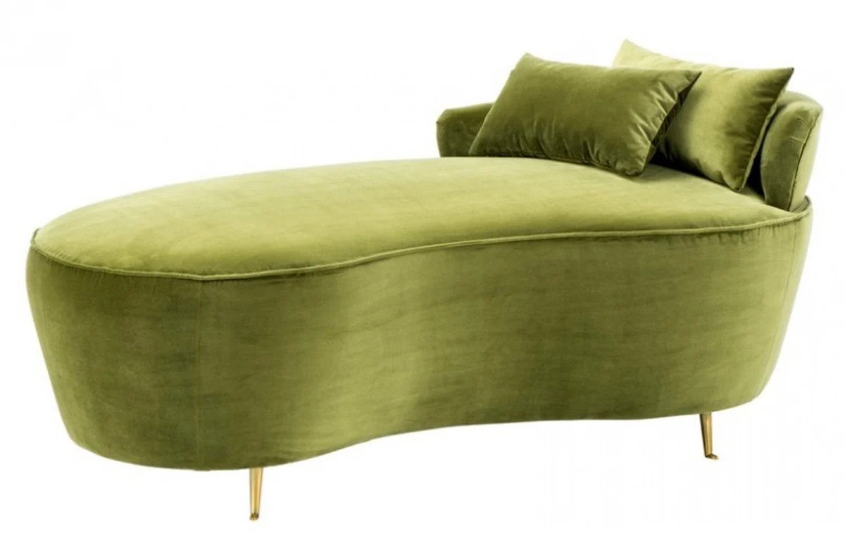 Casa Padrino luxury Belle Epoch sofa / daybed Green - Art Nouveau Art Deco - Luxury Collection