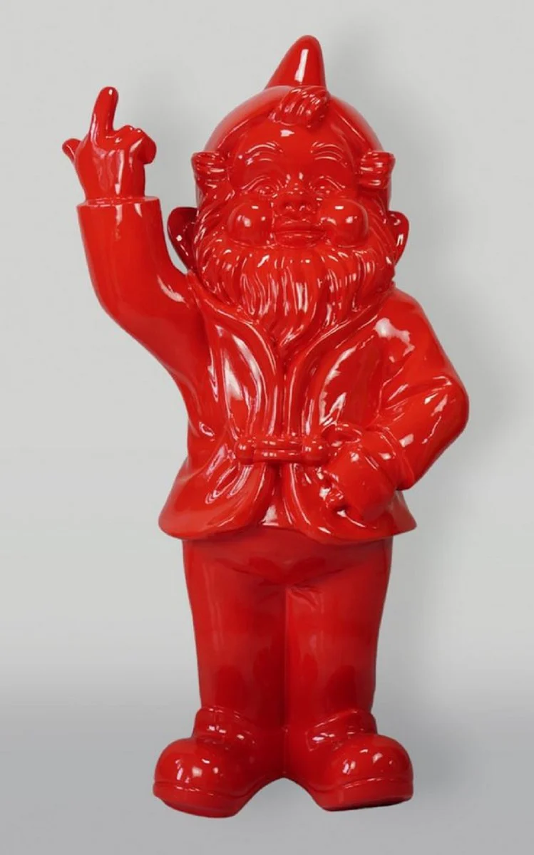 Casa Padrino escultura decorativa XXL enano de jard¨ªn rojo A. 170 cm