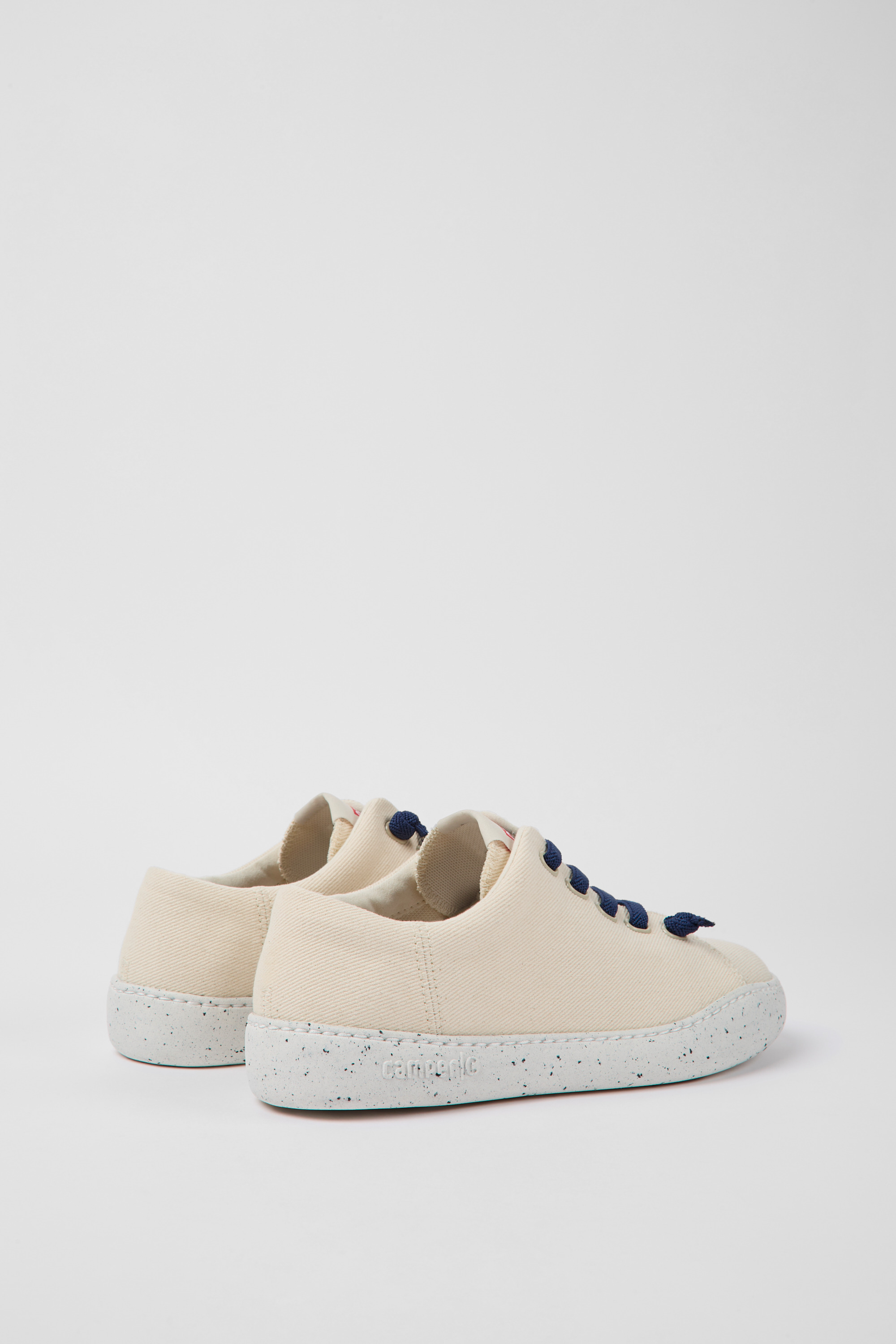 Peu Touring - Beige textile sneakers for women
