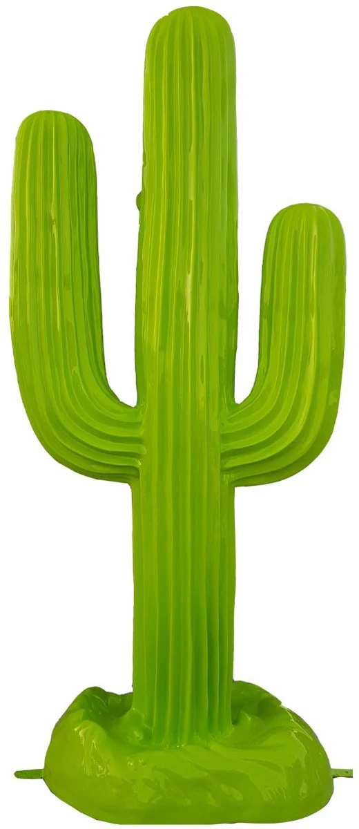 Casa Padrino escultura de diseño cactus verde 84 x A. 185 cm - Decoración de Jardín Resistente a la Intemperie