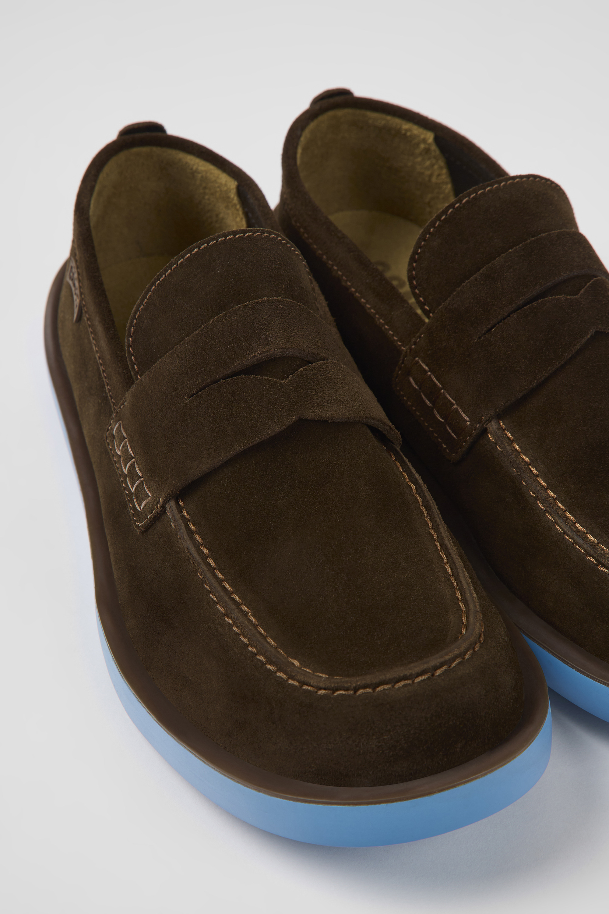 Wagon - Brown nubuck shoes for men