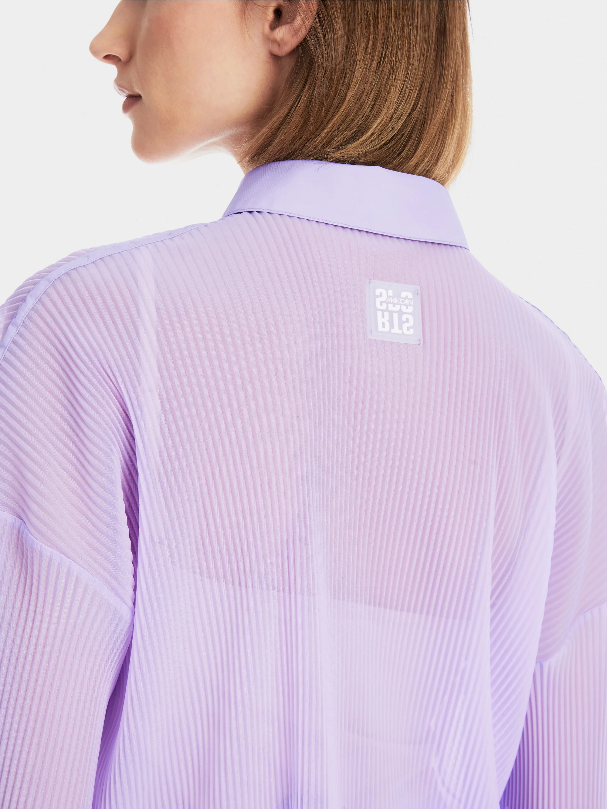 Marc-Cain Pleated polo shirt