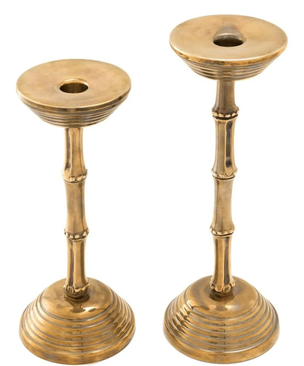 Casa Padrino conjunto de candelabro de lujo lat¨®n vintage - Accesorios de Decoraci¨®n de Hoteles y Restaurantes
