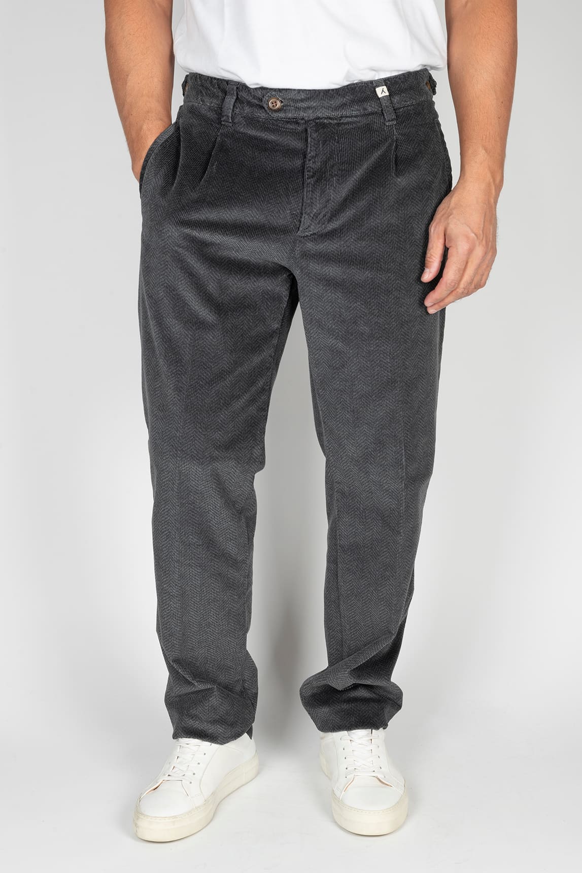 Rivera-spain Pantalón My Myths gris espiga