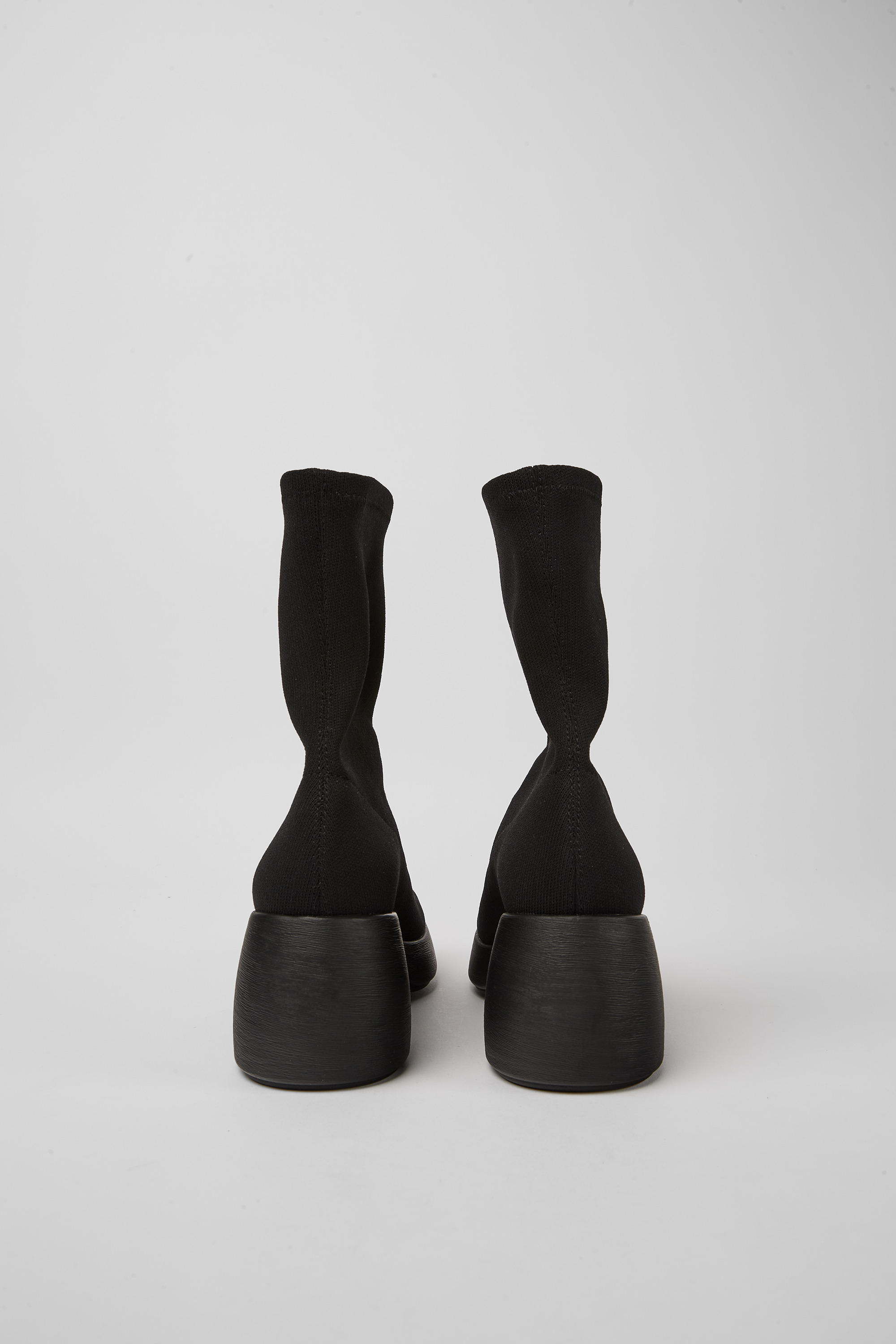 Thelma TENCEL - Black textile women's boots