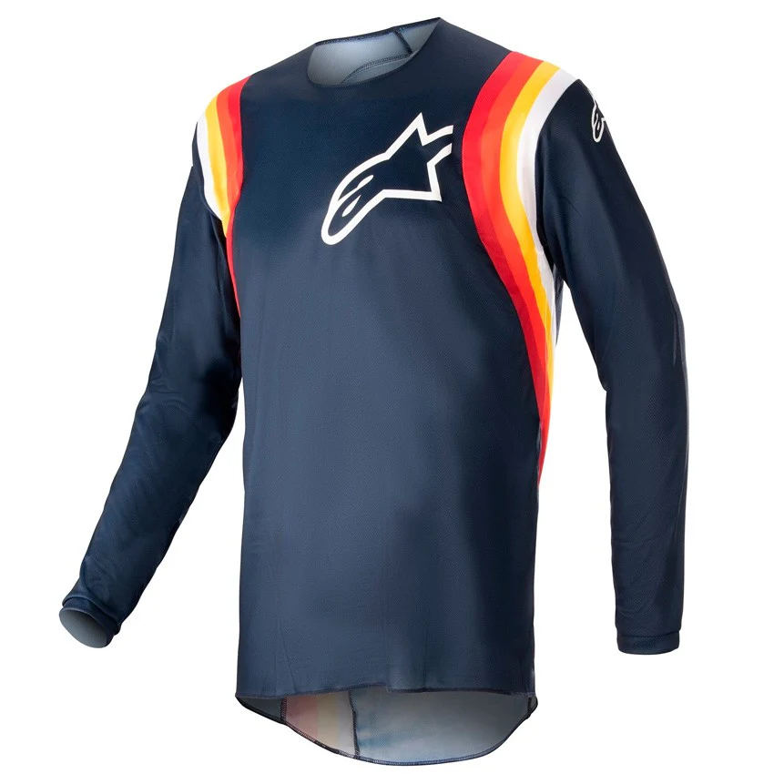 CAMISETA ALPINESTARS FLUID CORSA AZUL MARINO