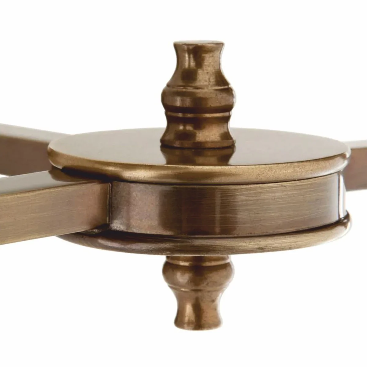 Casa Padrino l¨¢mpara de pared doble de lujo lat¨®n antiguo/ blanco 40 cm - Iluminaci¨®n de lujo