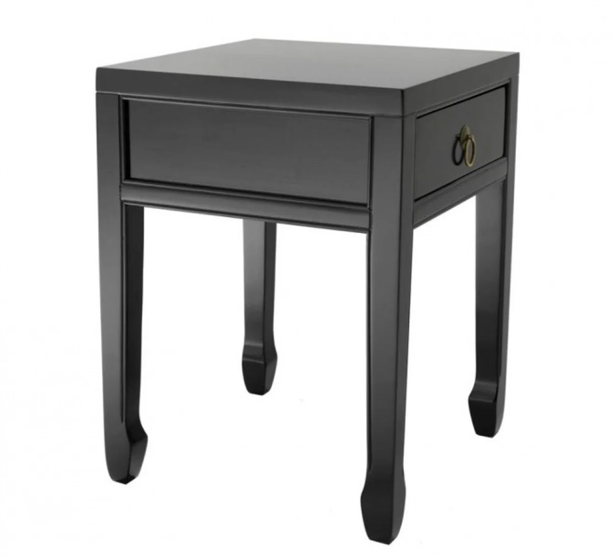 Casa Padrino luxury art deco designer birch wood side table 40 x 40 x H. 53 cm - Luxury Table