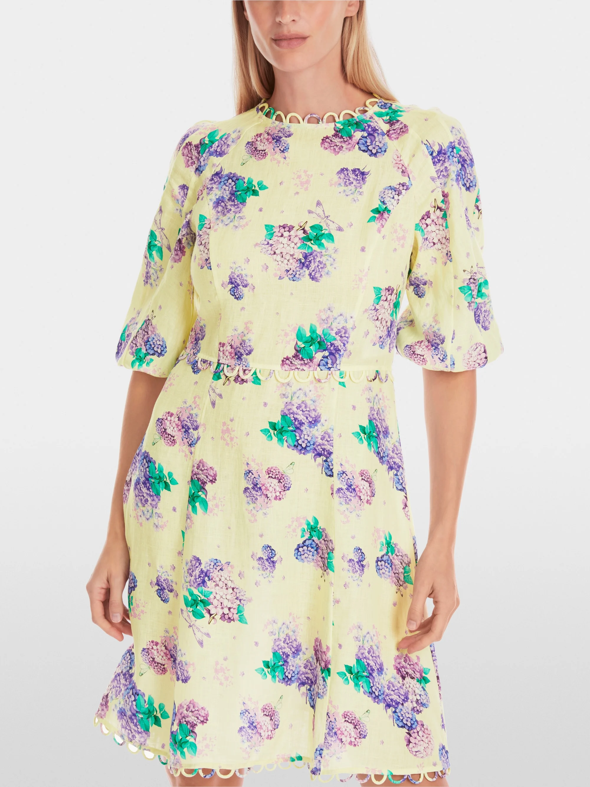 Marc-Cain 100% linen short sixties dress