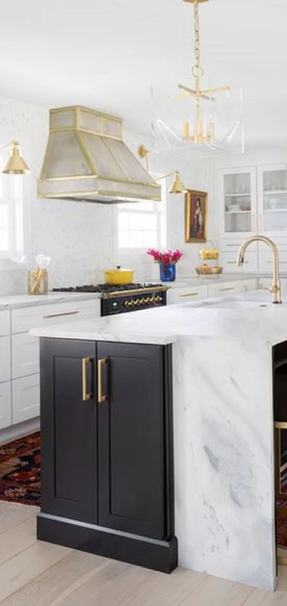 Casa Padrino lámpara colgante de lujo latón antiguo 30,5 x 30,5 x H. 40,7 cm - Lámpara Colgante en Forma de Cubo