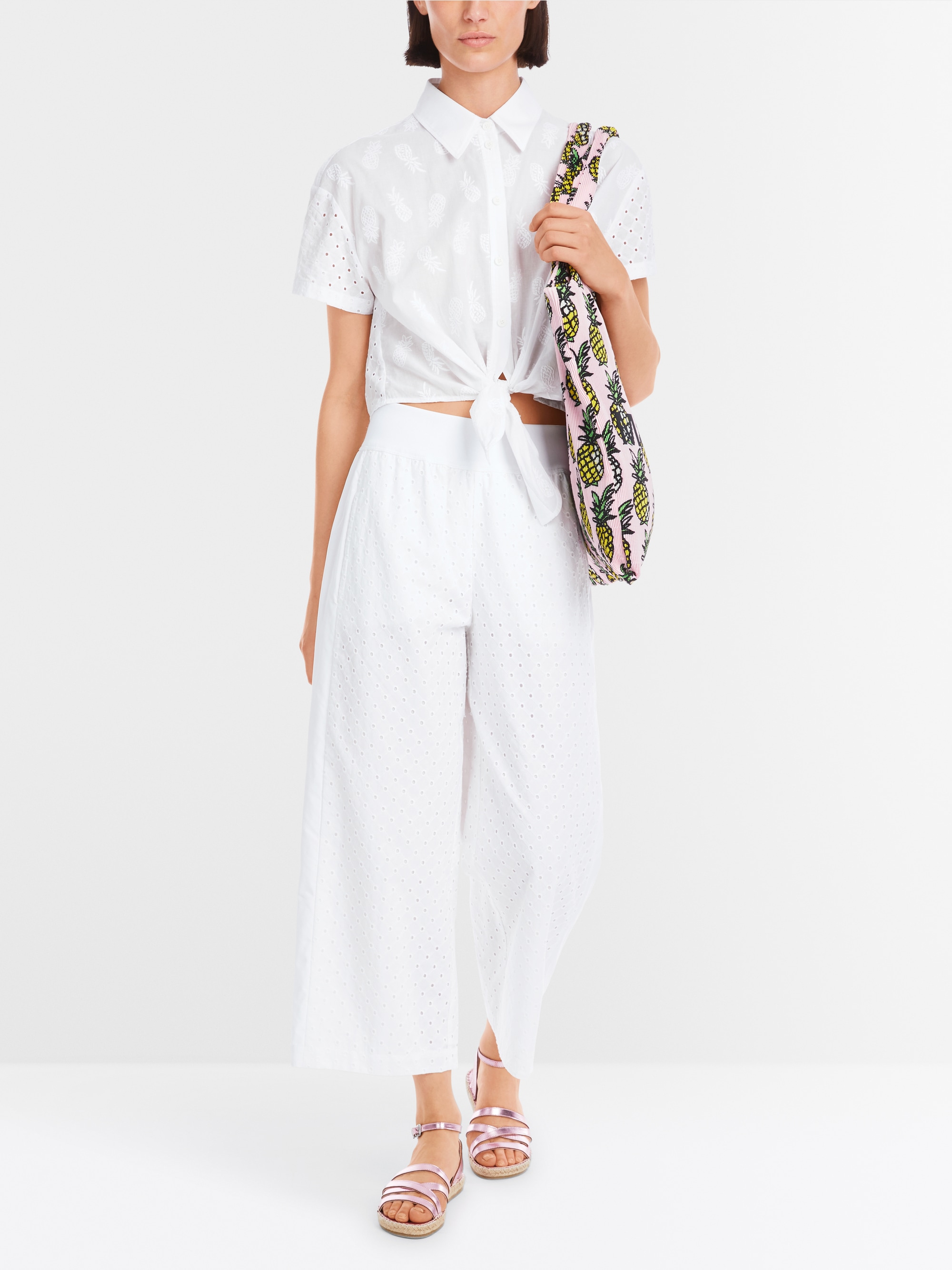 Marc-Cain WHEATON lace pattern trousers