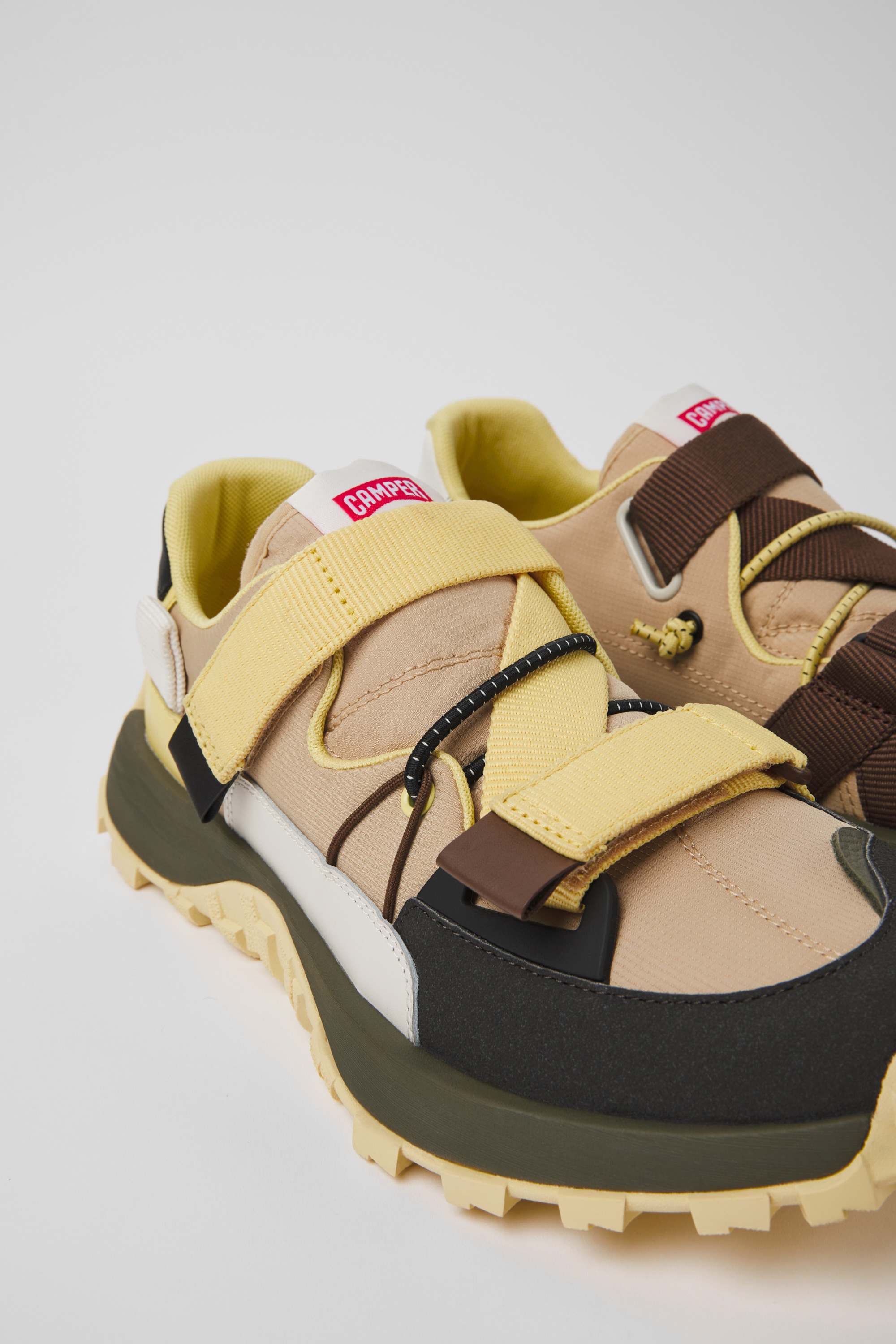 Twins - Multicolored textile and nubuck sneakers for men