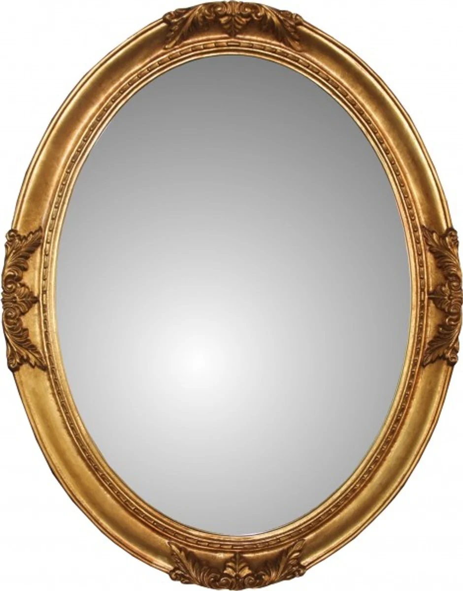 Casa Padrino Baroque wall mirrors from Italy Gold Oval H 93 cm, W 72 cm - Edel & Sumptuously