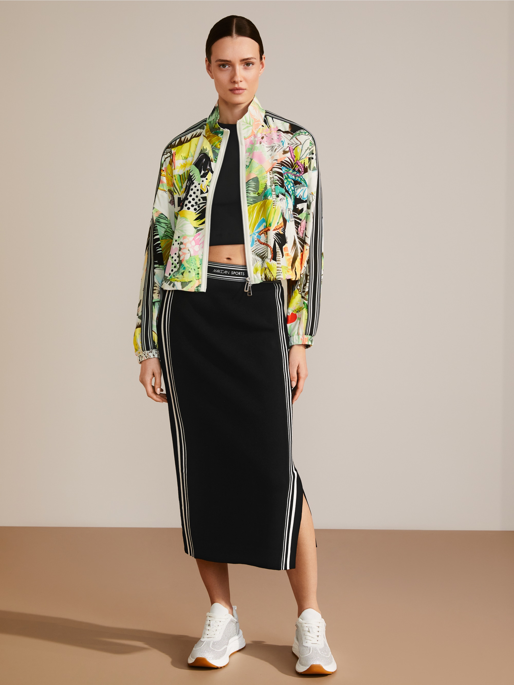 Marc-Cain Cropped jacket with zip