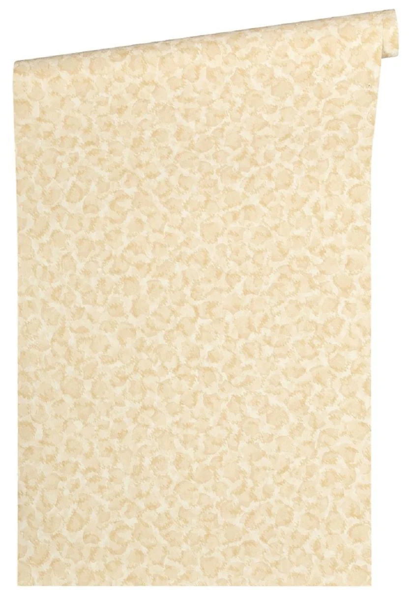 Papel pintado no tejido barroco diseñador Versace Vasmare 349024 crema / beige - Papel Tapiz de Diseño - Papel Pintado de Lujo