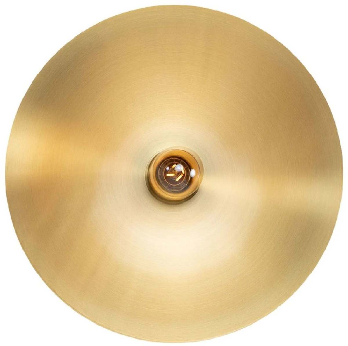 Casa Padrino lámpara de pared de lujo Ø 40 cm - Lámpara de pared redonda de latón - Lámpara de Pared para Hotel y Restaurante - Calidad de Lujo