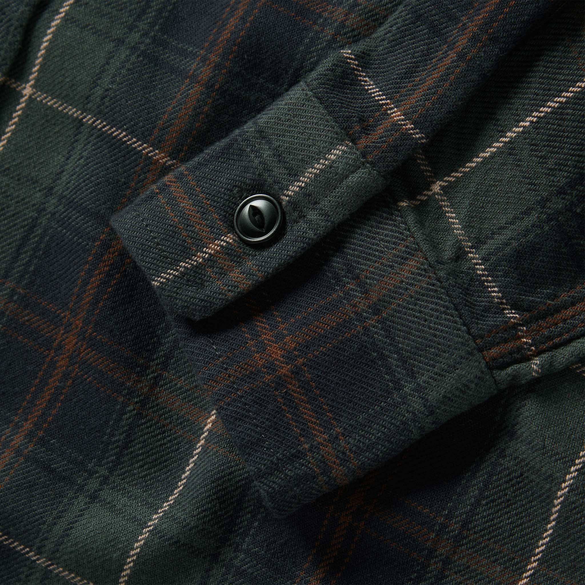 The Moto Utility Shirt in Shale Plaid
